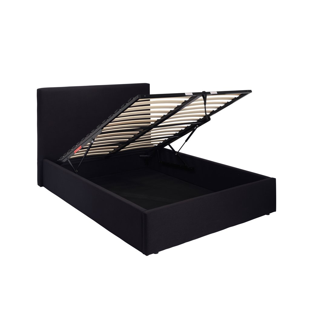 Wilder Black Ottoman Bed Frame
