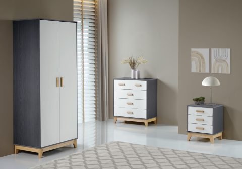 Cleveland 2 door wardrobe