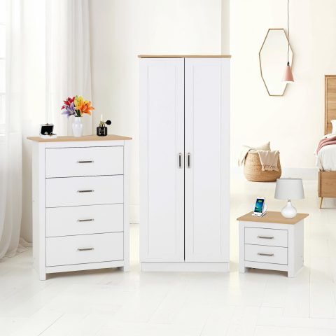 Portland white Bedroom Package