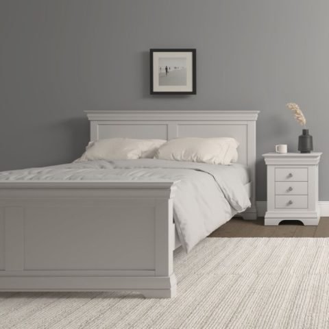 Bordeaux White Bed Frame